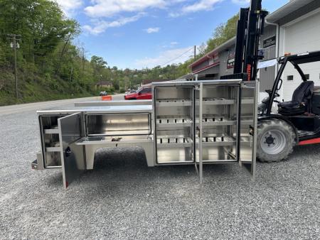 New Martin Truck Bodies Aluminum HFSB Service Body DRW 84" CA Cab and Chassis Tall Front Compartment SMOOTH APPEARANCE