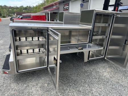 New Martin Truck Bodies Aluminum HFSB Service Body DRW 84" CA Cab and Chassis Tall Front Compartment SMOOTH APPEARANCE
