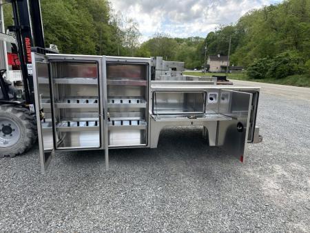 New Martin Truck Bodies Aluminum HFSB Service Body DRW 84" CA Cab and Chassis Tall Front Compartment SMOOTH APPEARANCE