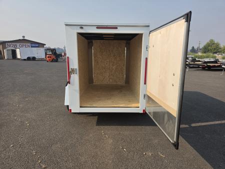 New 2027 Mirage 5x8 EXPO Flat Top Round Front Enclosed Trailer 3K GVWR