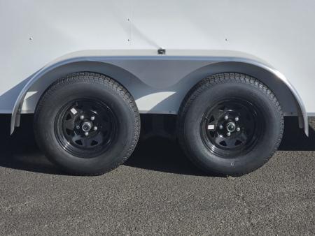 New 2027 Mirage 7x14 EXPO Round Front Flat Top Enclosed Trailer 7K GVWR