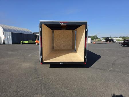 New 2027 Mirage 7x14 EXPO Round Front Flat Top Enclosed Trailer 7K GVWR