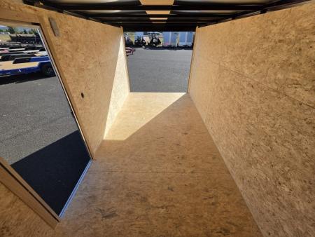 New 2027 Mirage 7x14 EXPO Round Front Flat Top Enclosed Trailer 7K GVWR