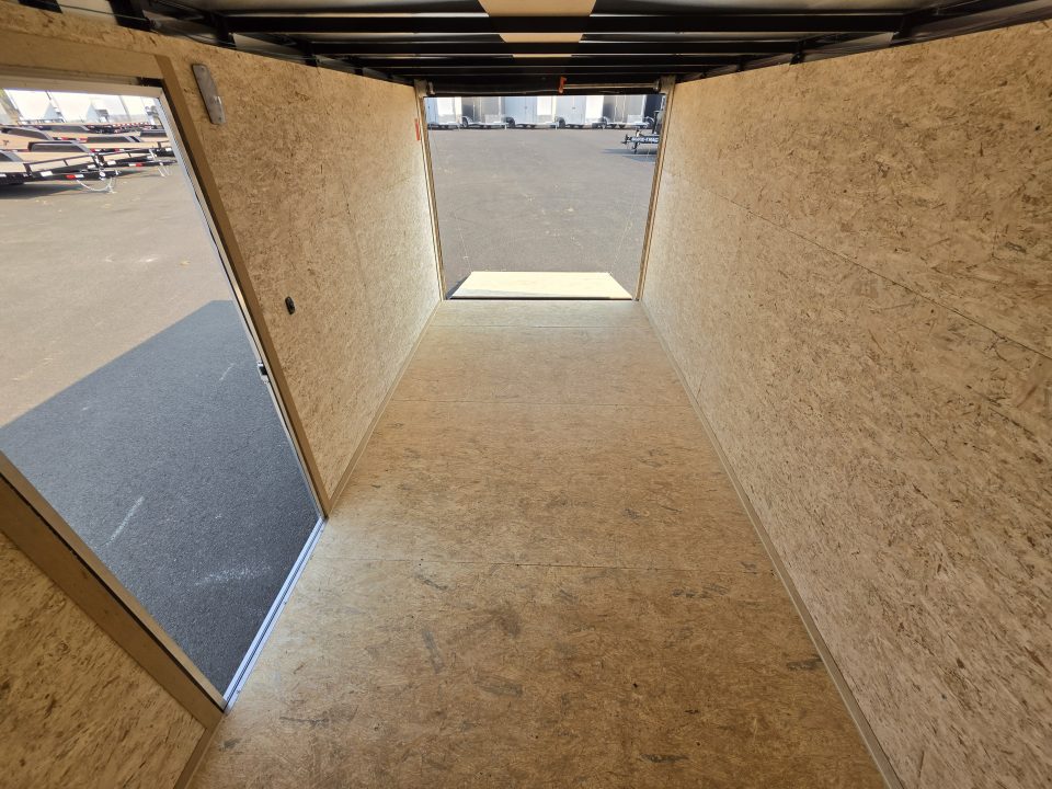 New 2027 Mirage 7x14 EXPO Round Front Flat Top Enclosed Trailer 7K GVWR