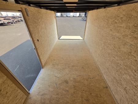 New 2027 Mirage 7x14 EXPO Round Front Flat Top Enclosed Trailer 7K GVWR