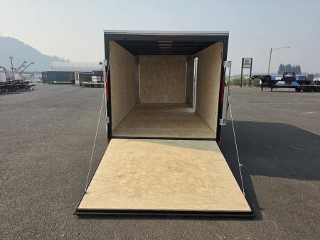 New 2027 Mirage 7x14 EXPO Round Front Flat Top Enclosed Trailer 7K GVWR