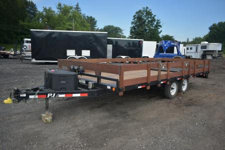 Used 2015 PJ Trailers Flat bed Deckover Trailer
