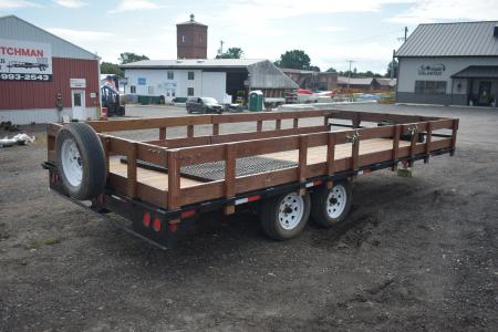 Used 2015 PJ Trailers Flat bed Deckover Trailer