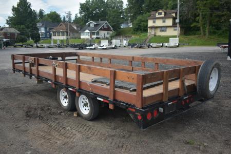 Used 2015 PJ Trailers Flat bed Deckover Trailer