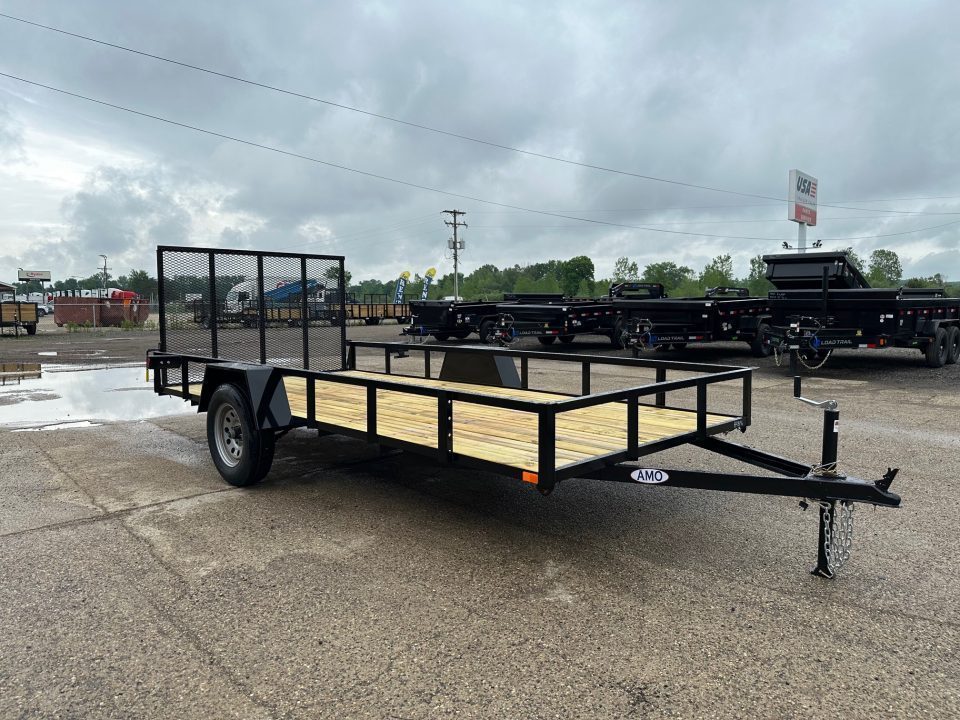 New 2027 AMO 76x14 Low-Side 3k Landscape Trailer