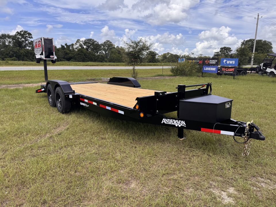 New 2026 Anderson Manufacturing 7x20 8 Ton X Ramp Equipment Trailer