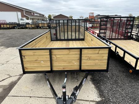 New 2027 AMO 82x12 Tandem Axle WoodSide 7k Landscape Trailer