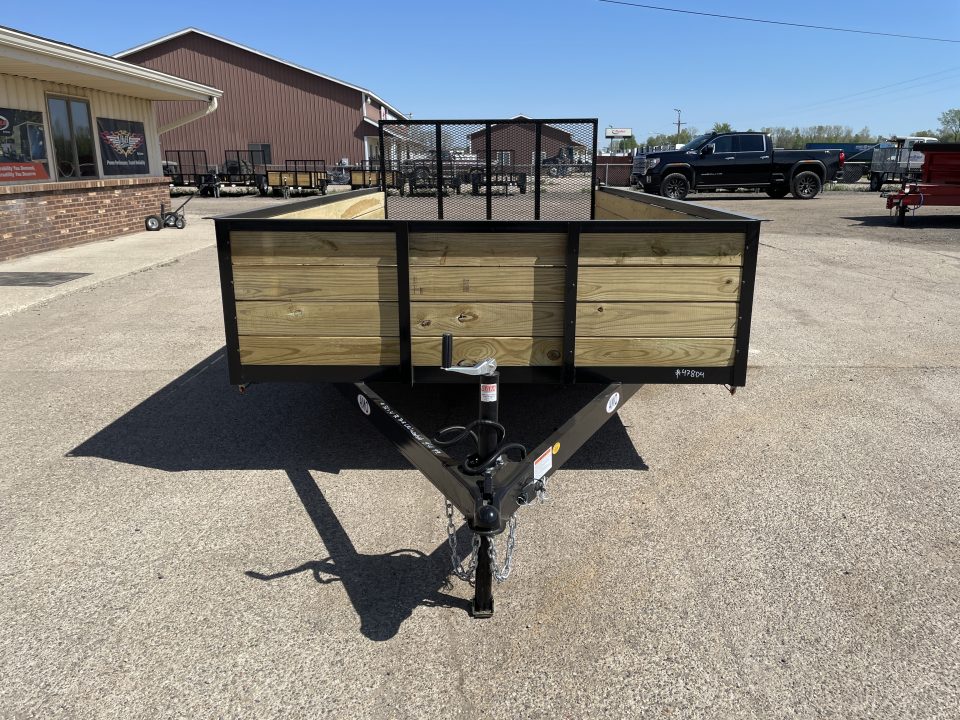 New 2027 AMO 82x14 Tandem Axle Woodside 7k Utility Trailer