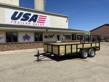 New 2027 AMO 82x14 Tandem Axle Woodside 7k Utility Trailer