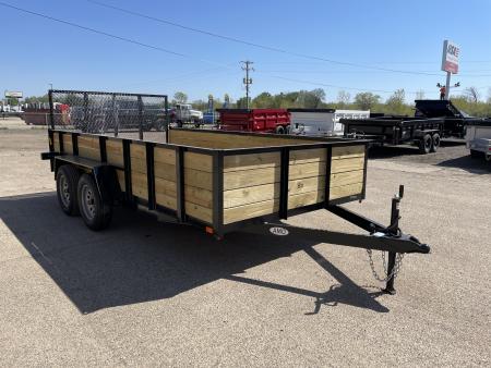 New 2027 AMO 82x14 Tandem Axle Woodside 7k Utility Trailer