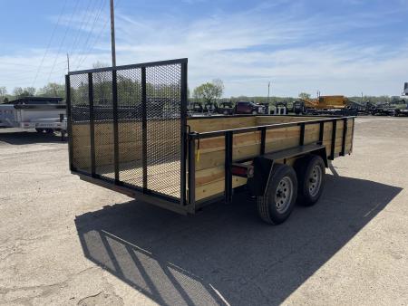 New 2027 AMO 82x14 Tandem Axle Woodside 7k Utility Trailer
