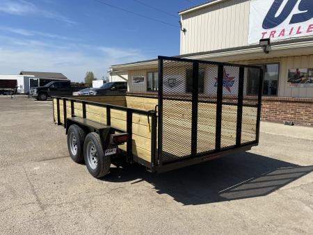 New 2027 AMO 82x14 Tandem Axle Woodside 7k Utility Trailer