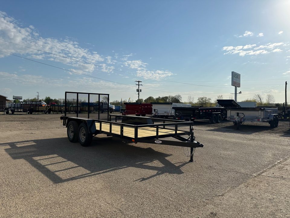 New 2027 AMO 82x14 Tandem Axle 7k Landscape Trailer