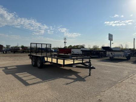 New 2027 AMO 82x14 Tandem Axle 7k Landscape Trailer