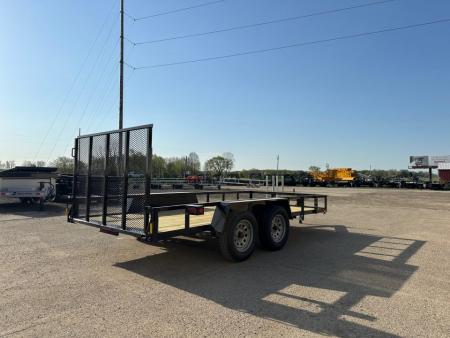 New 2027 AMO 82x14 Tandem Axle 7k Landscape Trailer