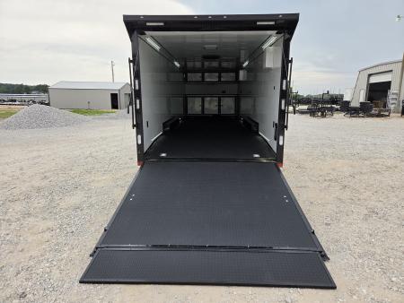 New 2027 Rock Solid 8.5X28 TANDEM 14K CARGO W/7' HEIGHT FINISHED INTERIOR FRONT CABINETS ELECTRIC JACK & A/C