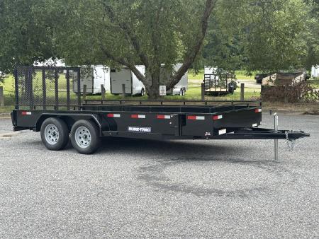 Used 2022 Sure-Trac7x16 7k Landscape Trailer