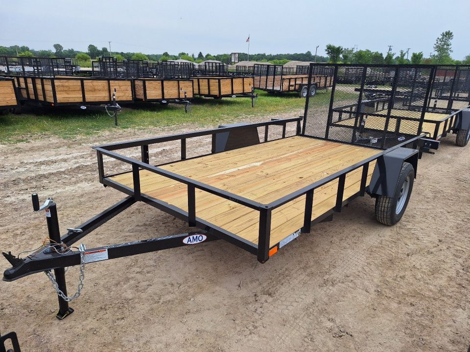 New 2026 AMO 76x14 Lowside Landscape Trailer
