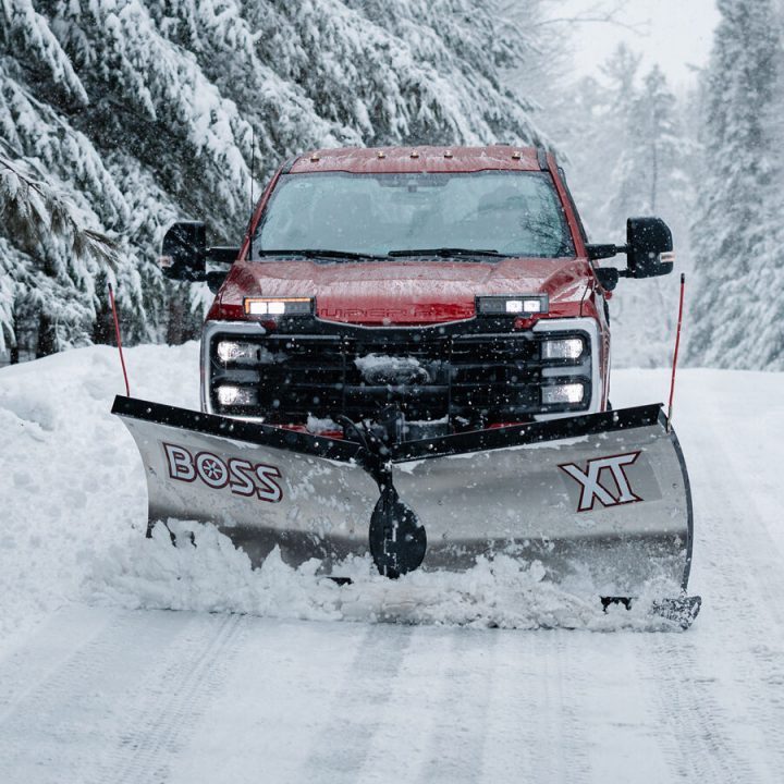 New 2026 BOSS Snowplow 9'2" Stainless Steel XT V-Plow - Full Trip w/Cold Front Tech