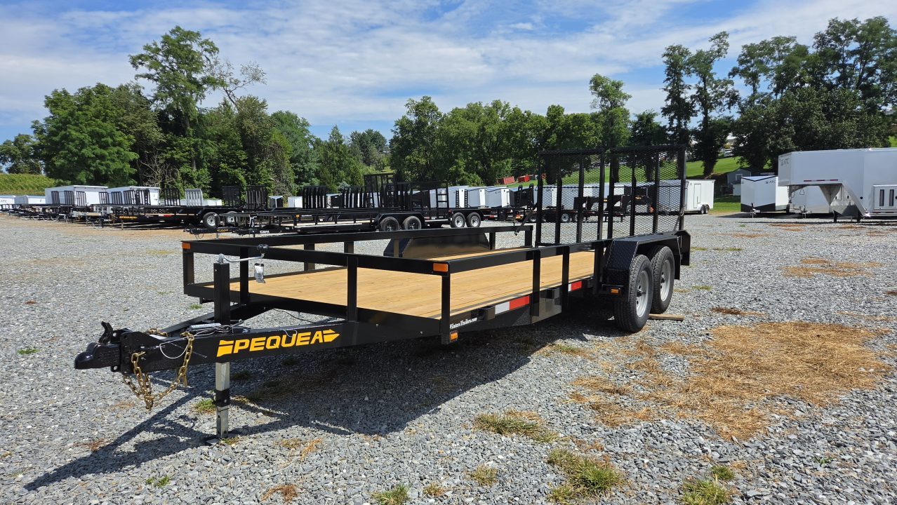 New 2026 Pequea Trailers 80X18TA Utility Trailer
