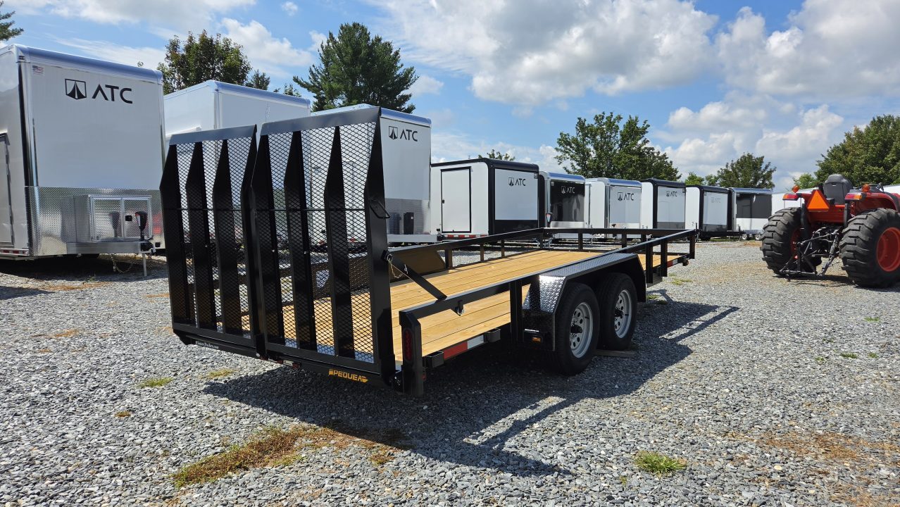 New 2026 Pequea Trailers 80X18TA Utility Trailer