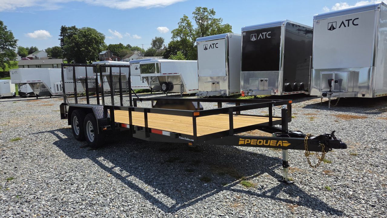 New 2026 Pequea Trailers 80X18TA Utility Trailer