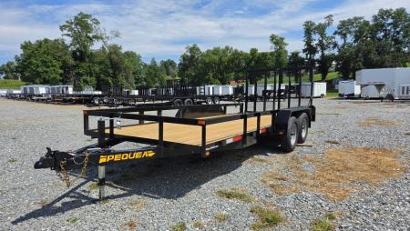 New 2026 Pequea Trailers 80X18TA Utility Trailer