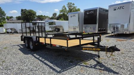 New 2026 Pequea Trailers 80X18TA Utility Trailer