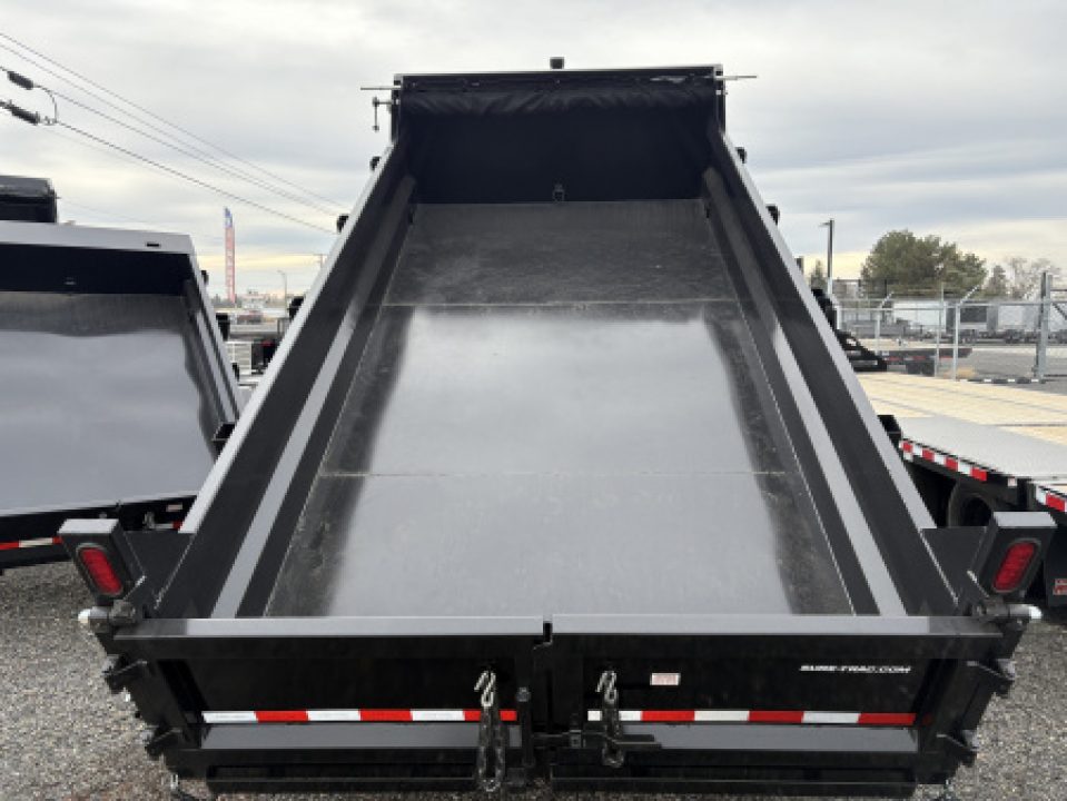 New 7x14 TA 14K Sure-Trac Scissor Hoist Low-Profile Dump