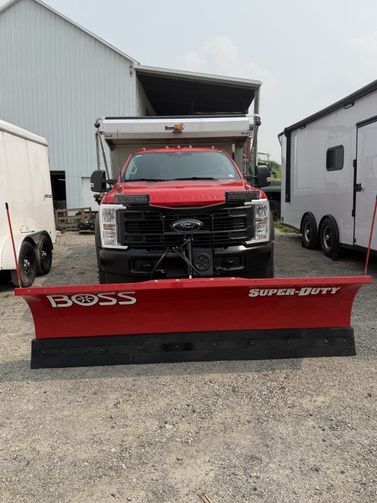 New BOSS Snowplow 8'6" Steel Super Duty Snow Plow - Full Trip CFT
