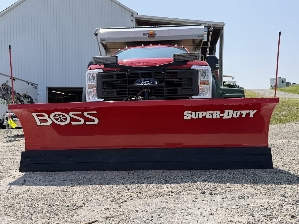 New BOSS Snowplow 9' Steel Super Duty Snow Plow - Full Trip CFT
