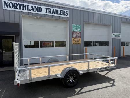 New 2027 Karavan 7X14 Aluminum Utility Trailer