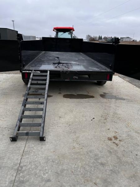 New 2027 H&H Trailers 82"X14' BP TARP/RAMPS 14K INDUSTRIAL Dump Trailer