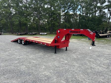 New 2027 Diamond C FMAX212 Hydraulic Dovetail, 32ft ( 20+12) 12K Axles, 17.5 Wheels PACESETTER, Hyd Disc Brakes