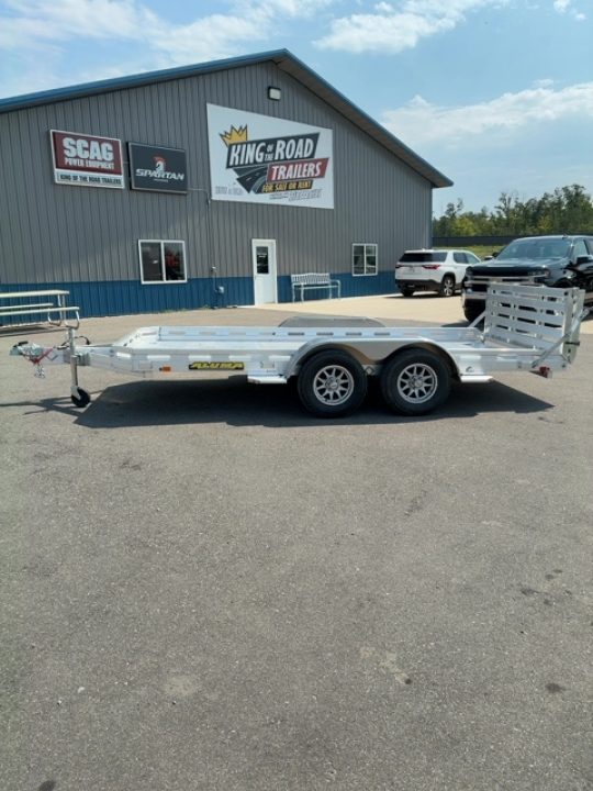 New 2027 Aluma 78X14 TANDEM AXLE BI FOLD RAMP Utility Trailer
