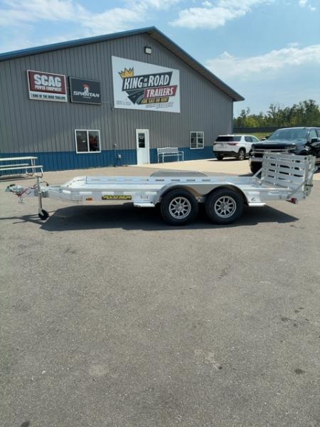 New 2027 Aluma 78X14 TANDEM AXLE BI FOLD RAMP Utility Trailer