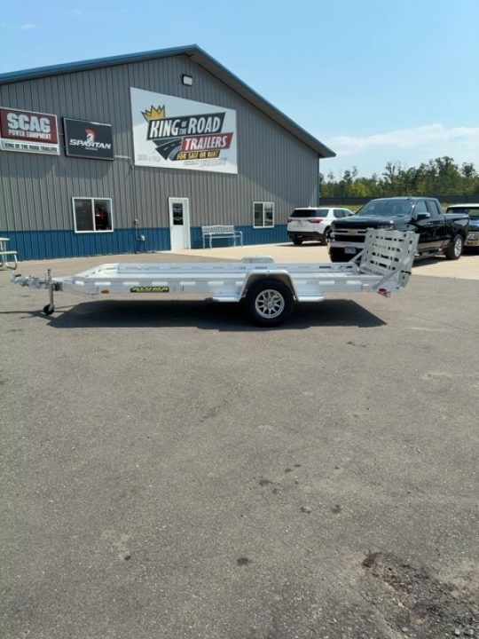 New 2027 Aluma 78X14 Single Axle Bi Fold Gate Utility Trailer