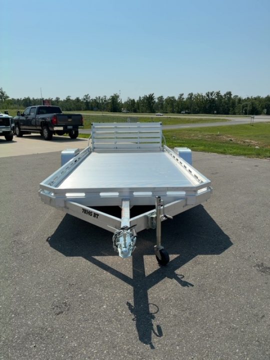 New 2027 Aluma 78X14 Single Axle Bi Fold Gate Utility Trailer