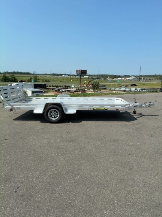 New 2027 Aluma 78X14 Single Axle Bi Fold Gate Utility Trailer