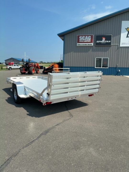New 2027 Aluma 78X14 Single Axle Bi Fold Gate Utility Trailer