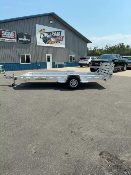New 2027 Aluma 78X14 Single Axle Bi Fold Gate Utility Trailer