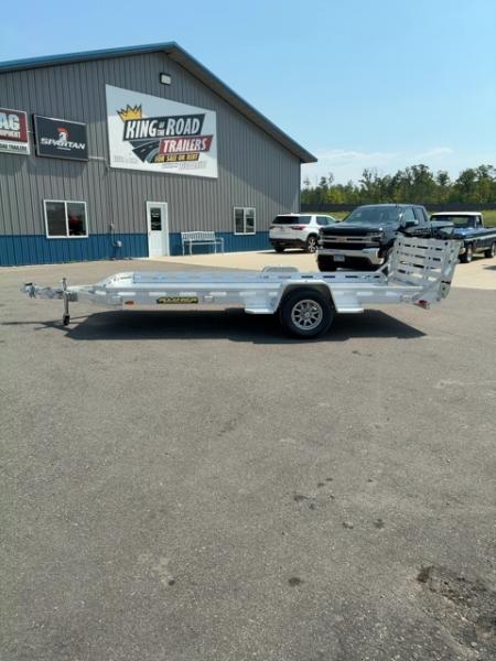 New 2027 Aluma 78X14 Single Axle Bi Fold Gate Utility Trailer