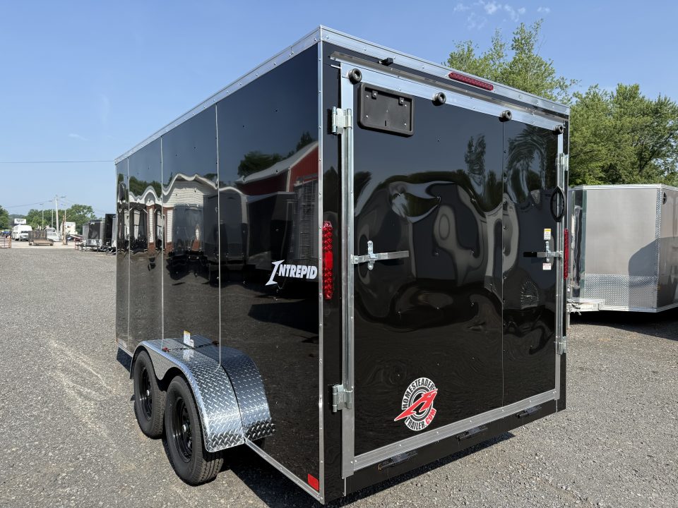 New 2027 Homesteader 7x16IT V-Nose - 7' Interior - BLACK Cargo / Enclosed Trailer