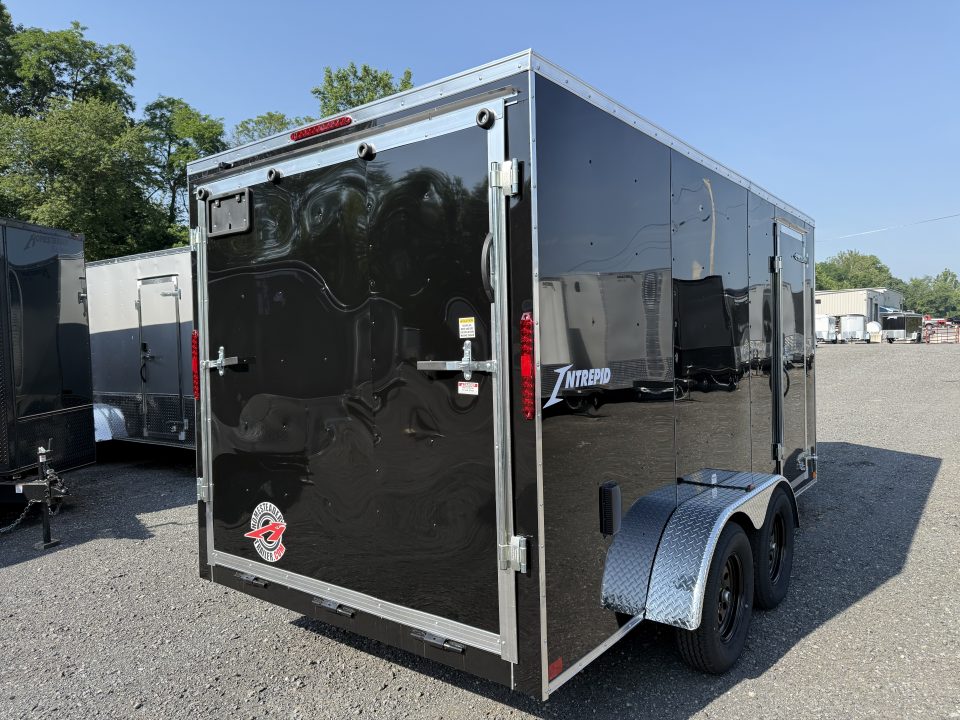 New 2027 Homesteader 7x16IT V-Nose - 7' Interior - BLACK Cargo / Enclosed Trailer