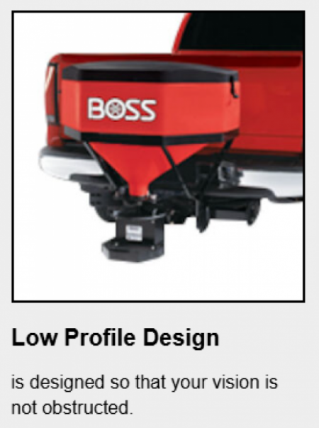 New 2026 BOSS 6 cu ft (TGS0600) Poly Tailgate Spreader